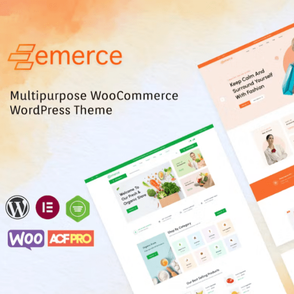 Emerce – Çok Amaçlı WooCommerce WordPress Teması (Çok Satıcılı)
